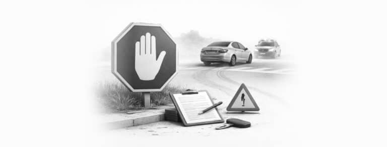 כמה מילים על עבירת התעבורה של אי עצירה בתמרור עצור